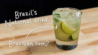 Caipirinha Brazils National drink with Brazilian Rum [upl. by Maxwell813]