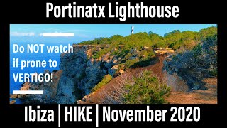 Ibiza  WALK  Portinatx Lighthouse  November 2020 [upl. by Eudo]