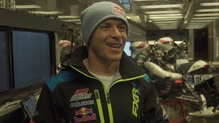 Levi LaVallee Talks Snowmobile Stunt at Super Bowl LII [upl. by Gierc424]