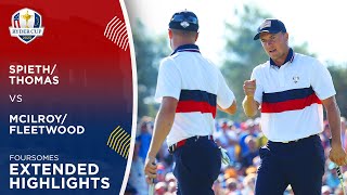 SpiethThomas vs McIlroyFleetwood Extended Highlights  2023 Ryder Cup [upl. by Corbin]