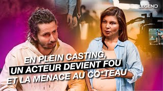 En plein casting un acteur devient fou et la menace au couteau [upl. by Kalinda187]