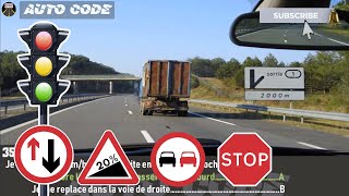 Nouveau examen code de la route 2023 ✅ permis de conduire france 😘 Test Examen théorique 6 [upl. by Irap]