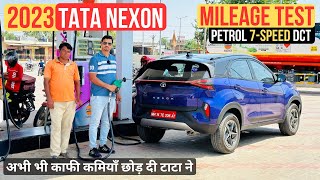 2023 Tata Nexon Facelift Mileage Test amp Review Petrol DCT  Best Looking SUV but 😬 [upl. by Matthews]