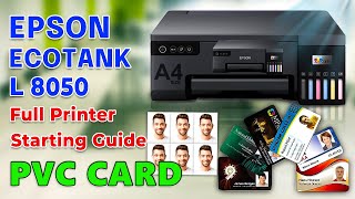 Master Id Card Printing With The Epson L8050 Printer Easy Stepbystep Tutorial [upl. by Veal]