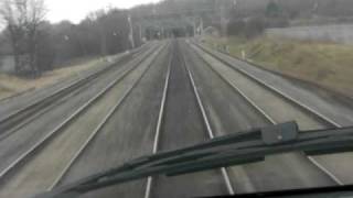 Virgin Pendolinocab ride at 125mph through Linslade Tunnel on the up fast [upl. by Ahseikram]