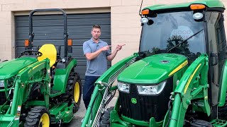 1 HORSEPOWER MAKES A HUGE DIFFERENCE JOHN DEERE 2038r vs 3039R [upl. by Vharat]