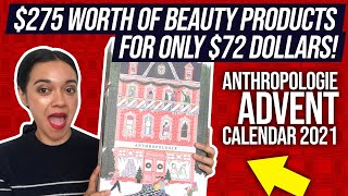 NEW ANTHROPOLOGIE ADVENT CALENDAR 2021 FULL UNBOXING AND REVIEW 🎁 [upl. by Thorne44]