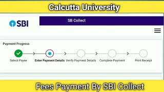 SBI COLLECT ONLINE PAYMENT  CU Exam And Review Fees Payment Through SBI Collect sbicollect [upl. by Stephania]