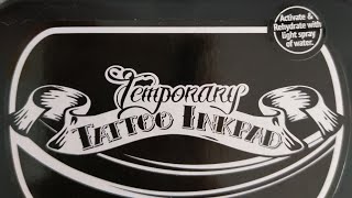 Teste encre Tattoo temporaire Color Box DT Custodeco [upl. by Nebe]