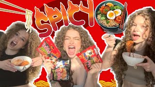 SPICY RAMEN TRUTH OR DARE FT SPECIAL GUESTKalogeras Sisters [upl. by Aleemaj]