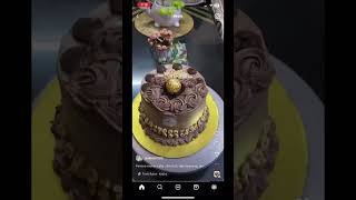 ferrero rocher cake cakedecoration order at 8178025956 [upl. by Yer]