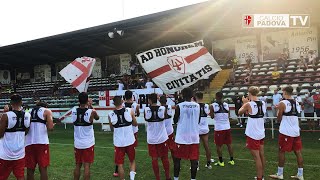 Tifosi biancoscudati allallenamento a porte aperte Stadio Appiani [upl. by Gipson]