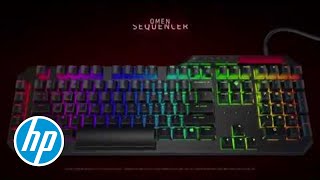 OMEN by HP Sequencer Gaming Tastatur [upl. by Gnilyam]