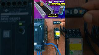 Photoelectric Sensor Connection With Relay pnpsensor relayconnection photoelectricsensor shorts [upl. by Reich]