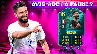 FIFA 22 AVIS SBC OLIVIER GIROUD MOMENTS A FAIRE OU DOUILLE [upl. by Itsyrk196]