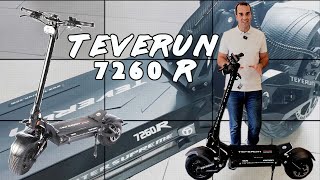 Trottinette Electrique 120kmh 200km dautonomie TEVERUN FIGHTER SUPREME 7260R [upl. by Yrocal]