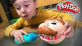 PLAYDOH DENTISTA Massinha de Modelar Playdough de Brinquedo  Playset Toys for Kids [upl. by Blessington]