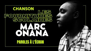 Les Fournitures Scolaires  chanson de Marc Onana [upl. by Nee]