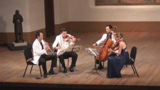 Mozart Oboe Quartet in F Major K 370  2nd mvt  L Wang G Schmidt L Francis F Fan [upl. by Spain567]