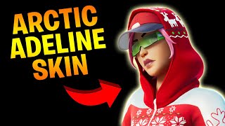 FREE BUILD COM A SKIN ADELINE ÁRTICA I FORTNITE [upl. by Weiser287]