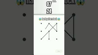 😱 hard pattern lock 😱 please subscribe MI 😔😘games patternlock top5impossiblepatternlock vira [upl. by Ber663]