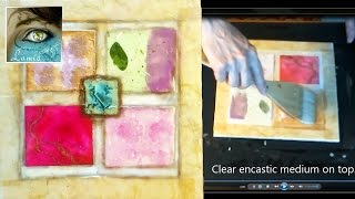 Encaustic Painting Tutorial 3  Learn About Layers amp Transparency [upl. by Nagard]