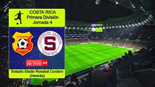 HEREDIANO 21 DEPORTIVO SAPRISSA en vivo  COSTA RICA  CLAUSURA  JORNADA 4 [upl. by Nalloh]