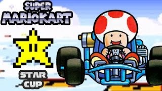 Super Mario Kart SNES Star Cup 100cc Race to Mario Kart 8 Marathon [upl. by Eseela]