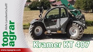 Kramer KT 407  Teleskoplader im top agrar Praxistest [upl. by Oigimer]