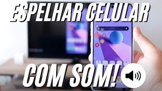 Como reproduzir vídeos e espelhar o celular com som na TV usando TVBox AirScreen TV box no Wifi [upl. by Palila697]