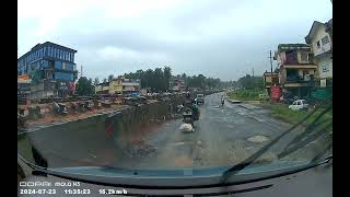 Luggage falls from Two Wheeler  DDPAl Mola N3 Dashcam  Daily Observation 4 [upl. by Artema]