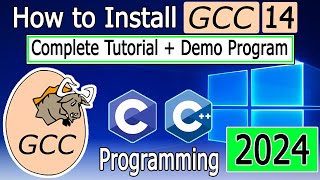 How to install gccwin64 on Windows 1011 2024 Update Latest 14 GCC Compiler [upl. by Nylaret29]