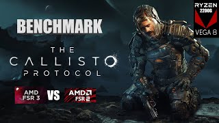 The Callisto Protocol  FSR2 VS FSR3FG  RYZEN 3 2200G  Benchmark  Vega 8 [upl. by Adniuqal]