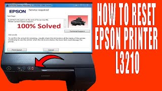 Epson Resetter L3210  PAANO MAGRESET NG EPSON L3210 PRINTER How to reset Epson L3210 printer [upl. by Ezequiel]