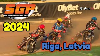 2024 Riga Latvia FIM Speedway Grand Prix World Championship [upl. by Fondea]