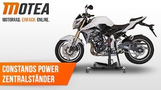 Motorrad Zentralständer ConStands Power Suzuki GSR 750 [upl. by Ehman]