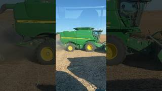 STARTING SOYBEAN HARVEST 2024 shorts harvest24 johndeere farming farm [upl. by Akisey633]