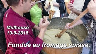 Fondue au fromage suisse à Mulhouse [upl. by Wiltsey]