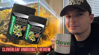 Trying A New Fish Food  Cloverleaf Product Unboxing Review [upl. by Akimahc]