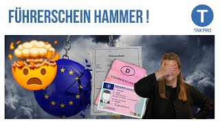 EU plant FührerscheinHammer Tempolimit Senioren SUV Führerschein [upl. by Natty]