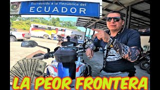 FRONTERA COLOMBIA  ECUADOR EN MOTO LA HORMIGA  COSTOS [upl. by Acinorav]