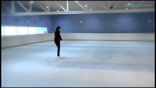 Patinaje sobre hielo 13 Pirueta de dos pies [upl. by Feeley]