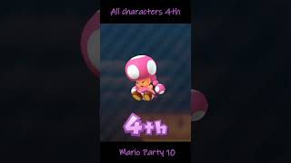 Mario Party 10 All Characters  4th Celebrate [upl. by Akived]