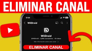 Cómo Eliminar Un Canal De Youtube Desde El Celular 2024 Tutorial Paso a Paso [upl. by Gschu]