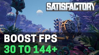 2024 BEST PC Settings for Satisfactory Maximize FPS amp Visibility [upl. by Schwerin]