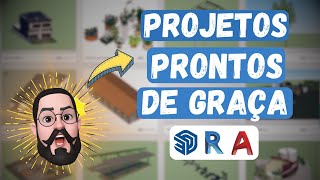 Como baixar Projetos prontos para Revit SketchUp e AutoCAD de maneira Gratuita [upl. by Michele]