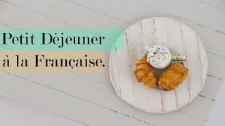 Petit déjeuner Français  Croissant et Pain au Chocolat Tuto FimoPolymer Clay Tutorial [upl. by Newbold]