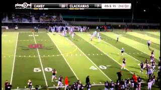 Football Canby vs Clackamas [upl. by Inilam]