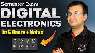 Complete DE Digital Electronics in one shot  Semester Exam  Hindi [upl. by Braasch]