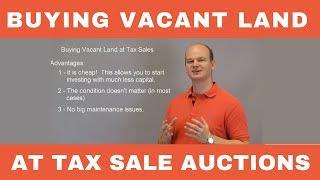 Buying Vacant Land at Tax Deed Sales [upl. by Ydroj]